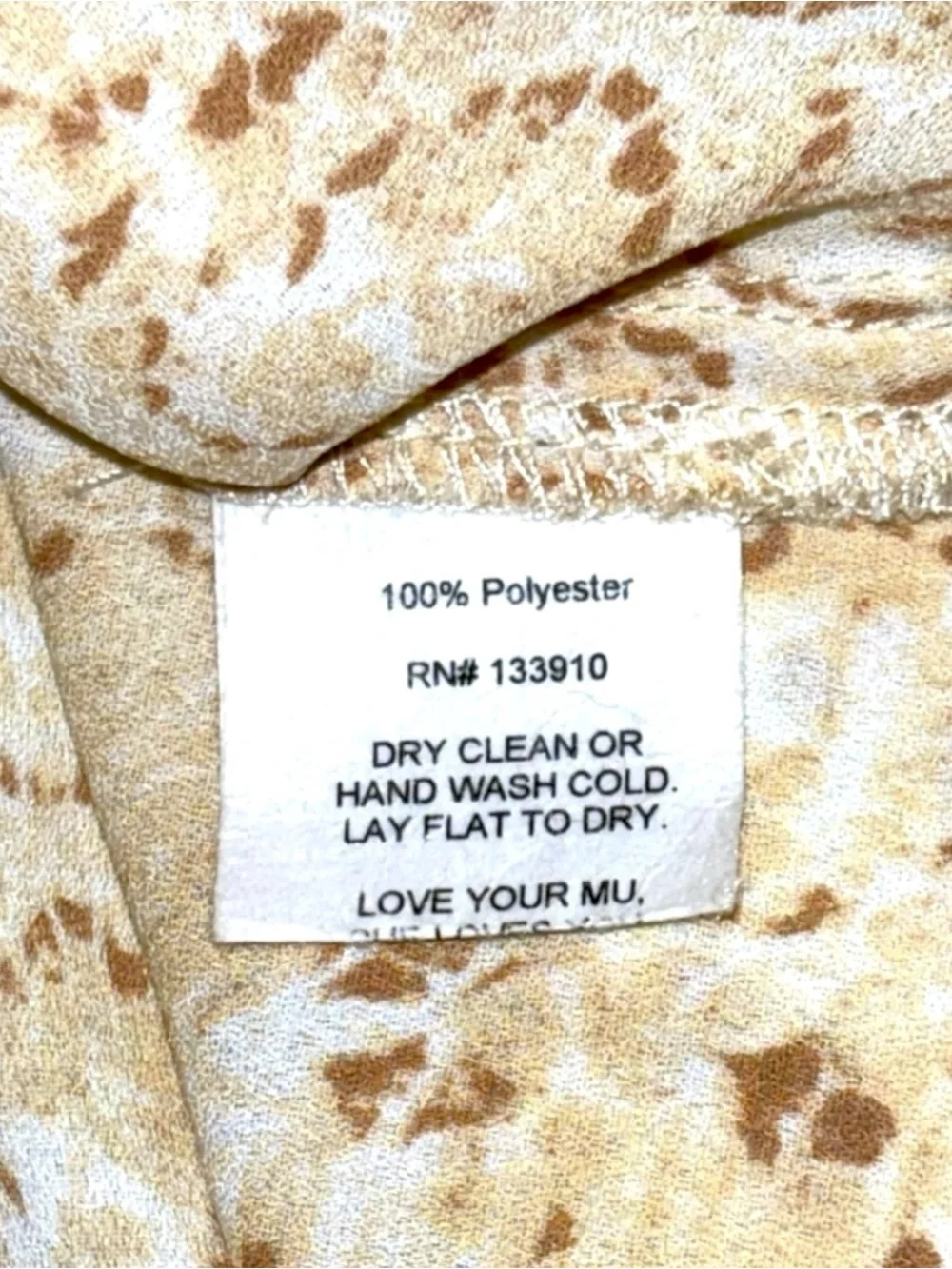 Show Me Your Mumu Johns Desert Yellow Snake Print Button Down Top Shirt XS